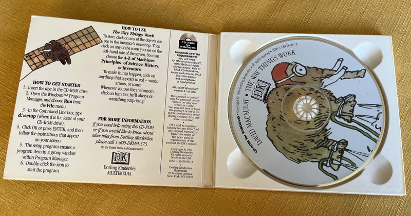David Macaulay The Way Things Work CD-ROM Windows 95 1995 Computer Program gallery