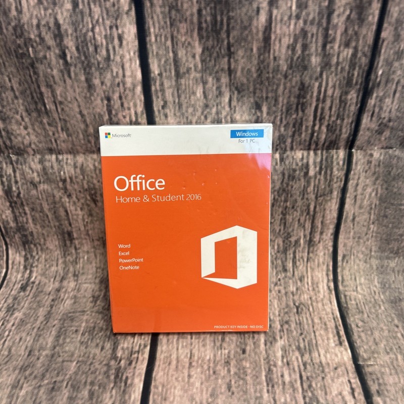Microsoft Office Home and Student 2016 Windows 1 User PC Key Card NEW