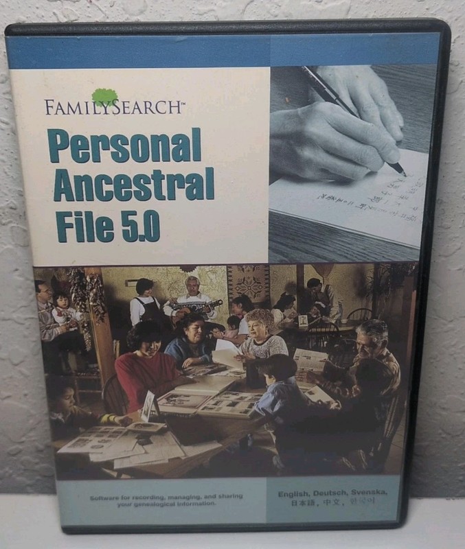 Family Search Uniting Families Personal Ancestral File 5.0 PC CD-ROM B114