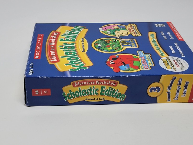 Adventure Workshop: Scholastic Edition Preschool-1st Grade 3 CD-ROM Sealed Games gallery
