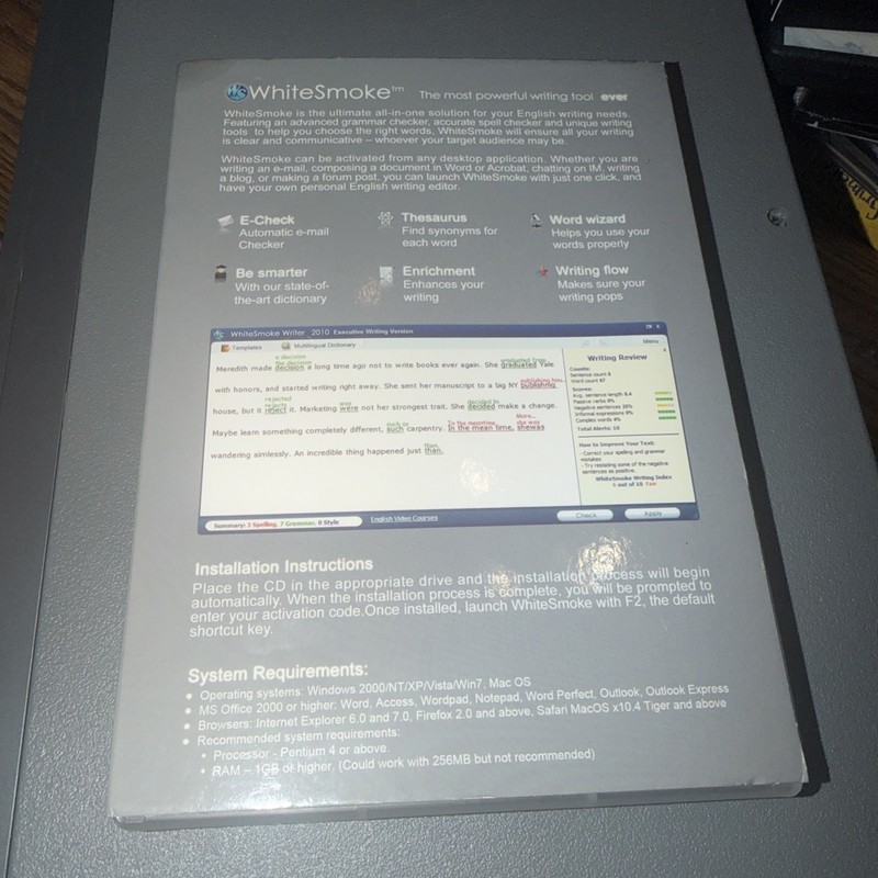 WhiteSmoke Software English Writing Software for Windows and Mac gallery
