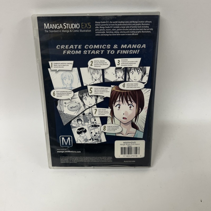 MANGA EX5 FULL VERSION (DVD ROM 2013) VGC USED WIN APPLE gallery