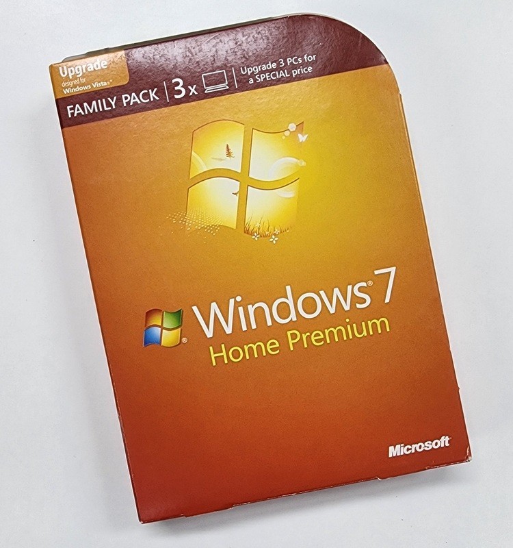 Windows 7 Home Premium Family Pack- Upgrade