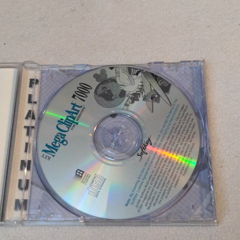 SoftKey mega clipart 7000 CD-ROM for Windows 95 & Windows 3.1 gallery