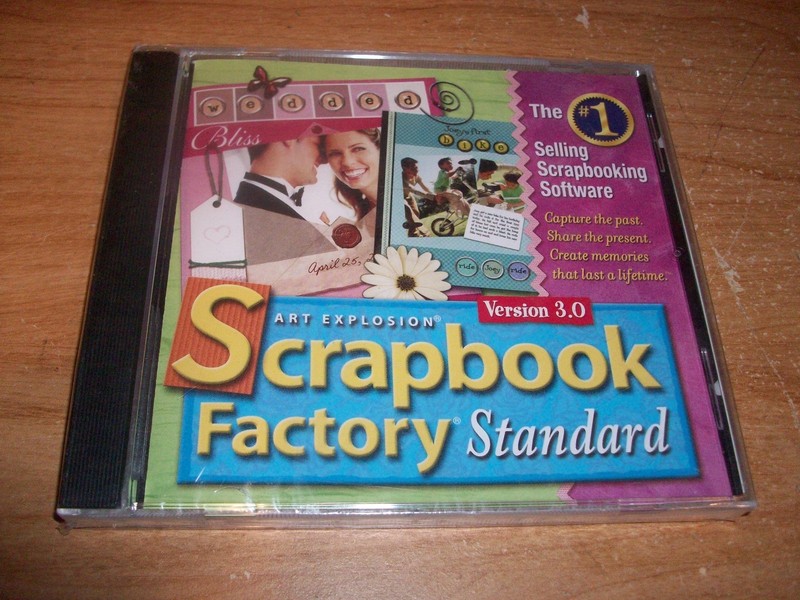 Art Explosion Scrapbook Factory Standard Version 3.0 CD ROM WIN 98/2000/ME/XP