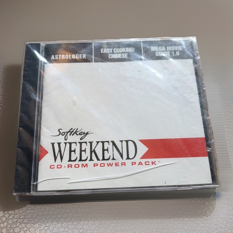Vintage NOS 1990's Soft Key Weekend CD-Rom Power Pack Easy Cooking: Chinese NEW gallery