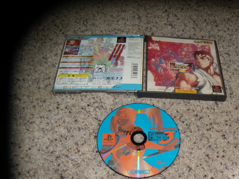Street Fighter Zero3 for the Japan Playstation 1 PS1 Game