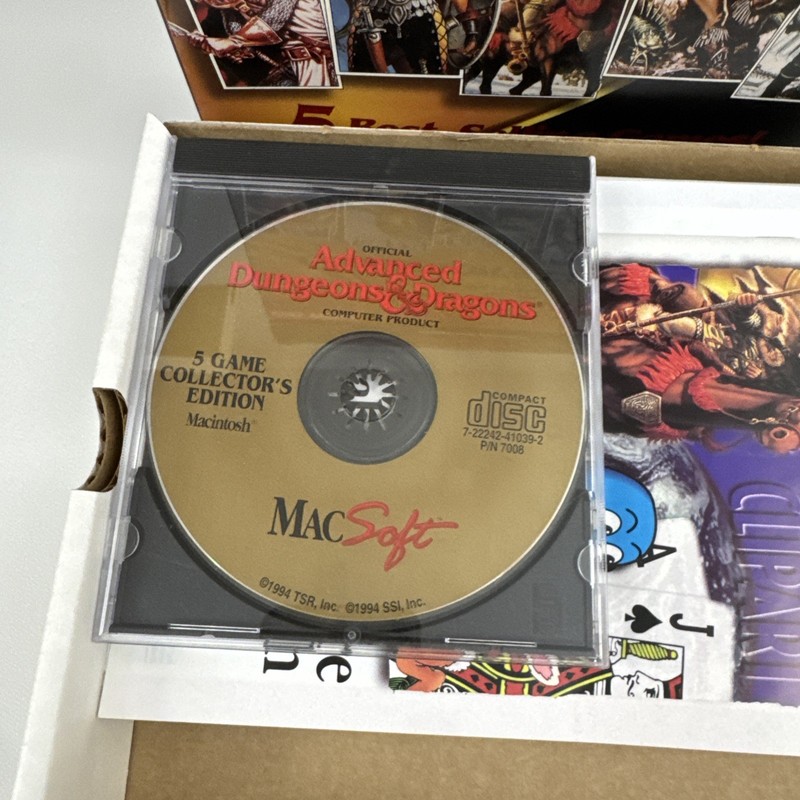 Advanced Dungeons & Dragons Collectors Edition Macintosh Mac Computer 5 Game D&D gallery