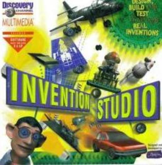 Invention Studio PC CD kids design own creative inventions thinking brain game!