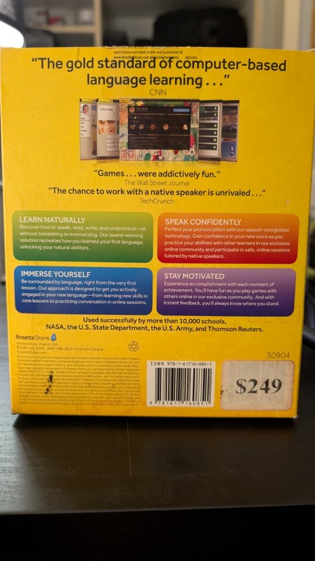Rosetta Stone Version 4 Language Course w/ USB Microphone – Spanish V4 gallery