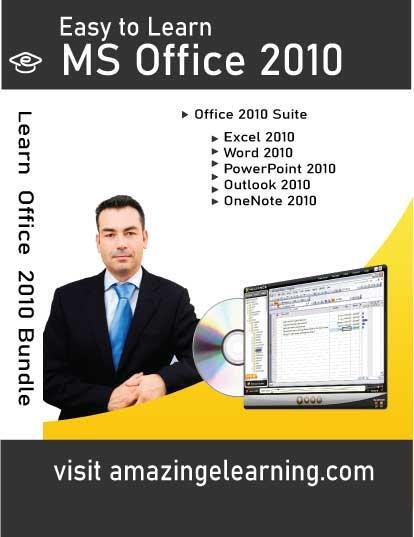 Learn Office 2010 and Windows 10 Bundle DVD courses