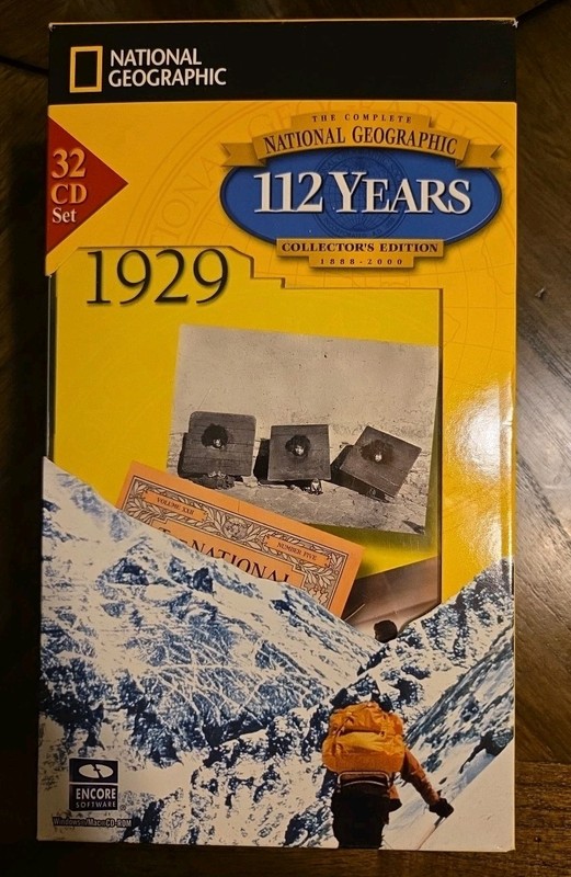 NATIONAL GEOGRAPHIC 112 Years 32 CD DISC CD-Rom Collectors Set 1888-2000