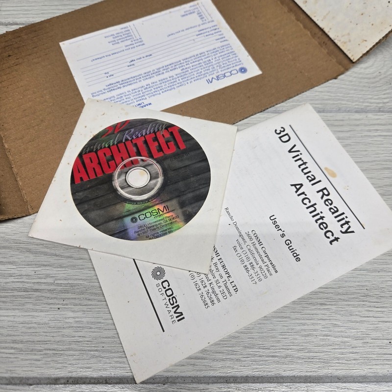 3D Virtual Reality Architect PC CD plan design home office designer project tool gallery