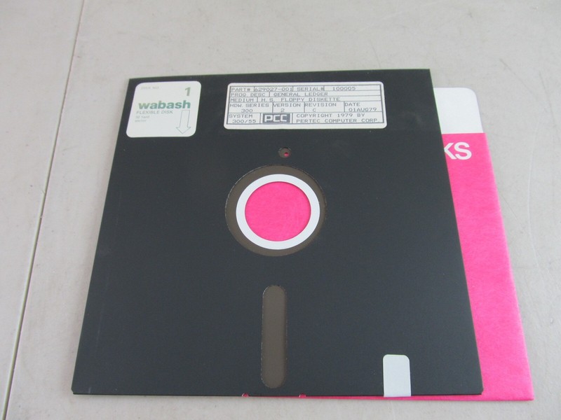 Pertec PPC General Ledger Software 300/25 8 Inch Floppy 70s Altair Era Vintage gallery