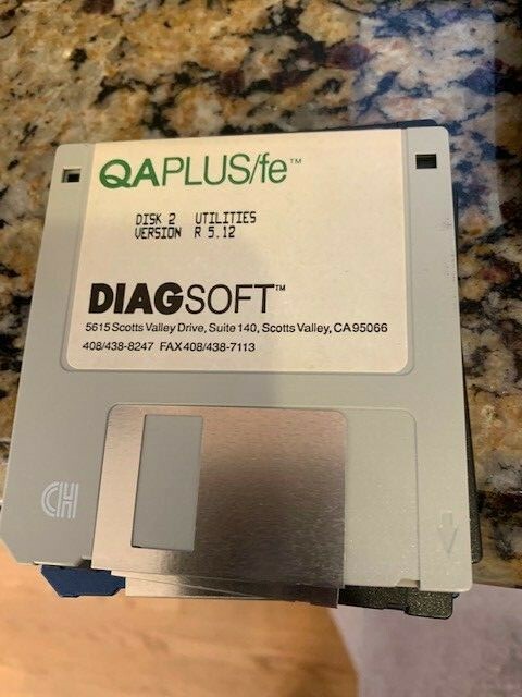 DiagSoft QAPlus Gateway2000 Utility Software Floppy Diskette 2 DOS Vintage 1993