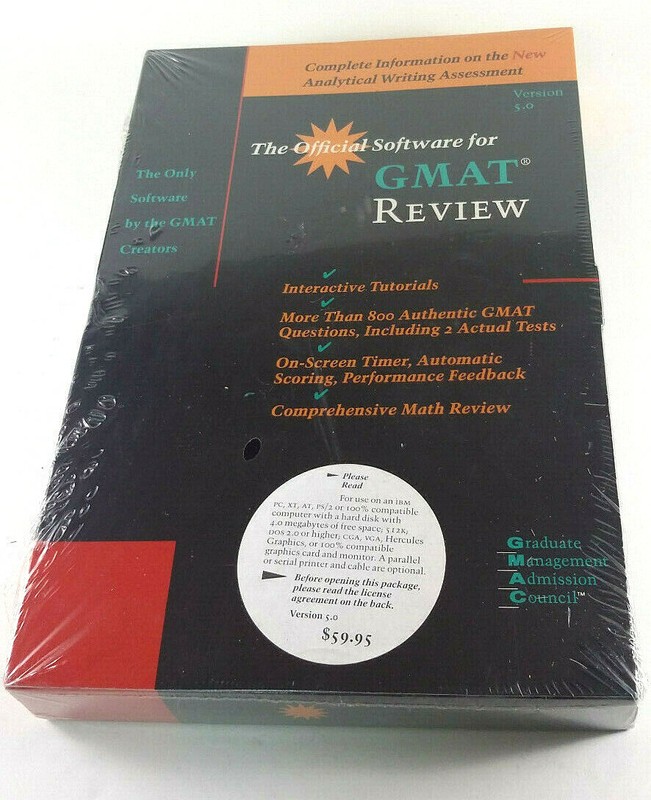 The Official Software for GMAT Review Version 5.0 BRAND NEW Analytical Writing!