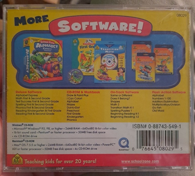 Does It Belong? Preschool Ages 3-5 School Zone Interactive CD-ROM (2004) gallery