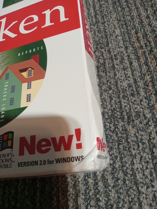 NEW SEALED VTG Intuit Quicken 6 for DOS Accounting Bookkeeping Personal Finance gallery