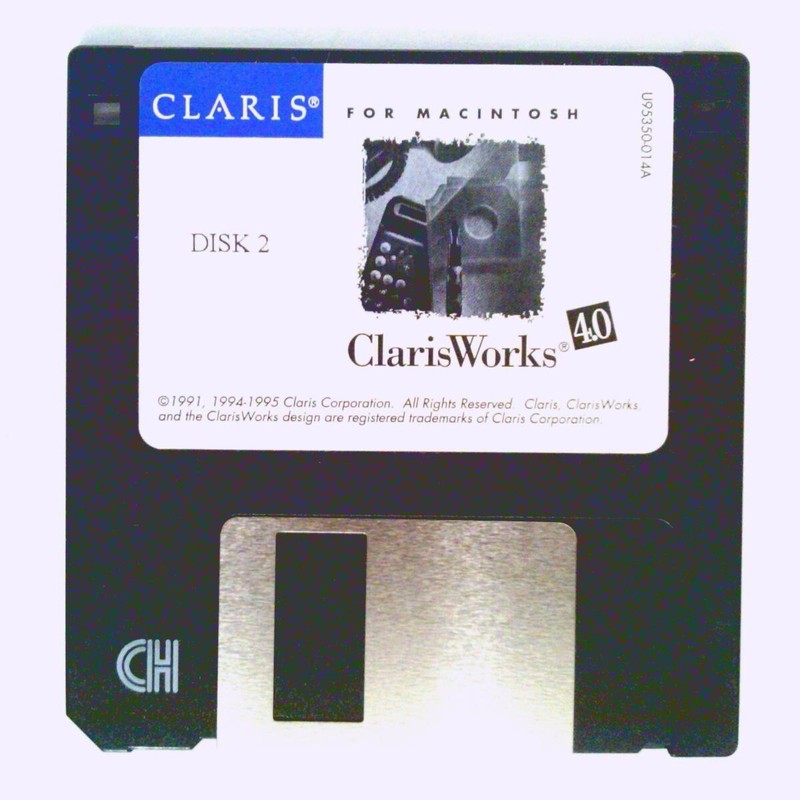 ✅ CLARISWORKS~4.0~Macintosh~1995~6 / 3.5" Floppy Disks~Plus Number on 1st Disk gallery