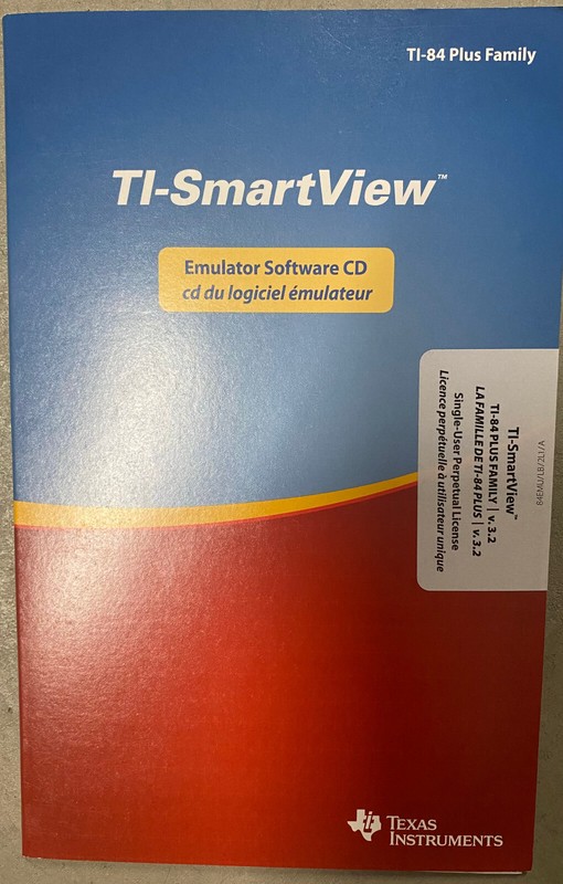 Texas instrument TI-SmartView 84 Software Single Perpetual License