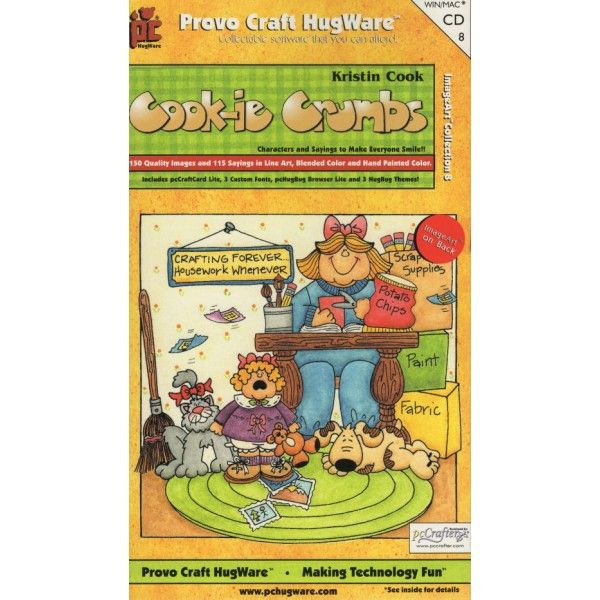 COOK-IE CRUMBS Borders Frames Sayings Images Everyday Provo Craft HugWare CD 8