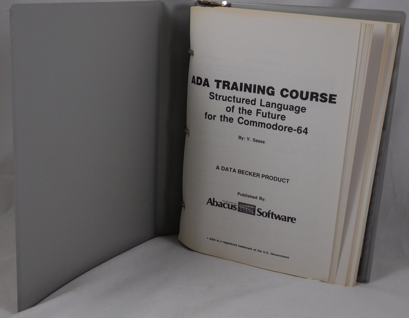 Working ADA Training Course For The C64 By Abacus Software w/manual & Slipcase gallery