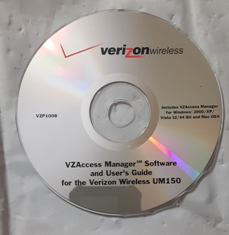 Verizon Wireless VZAccess Manager Software & User’s Guide VZP1008 UM150 CLEAN