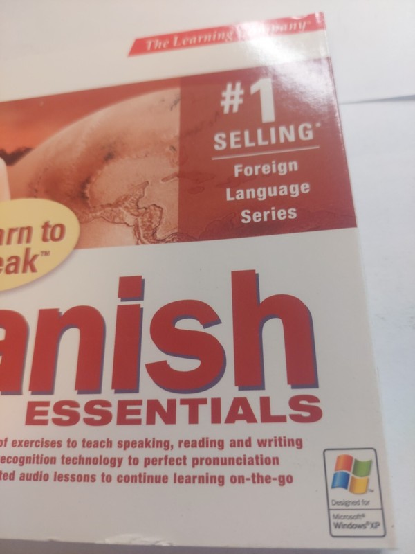 Learn To Speak Spanish Essentials The Learning Company PC CD-ROM gallery