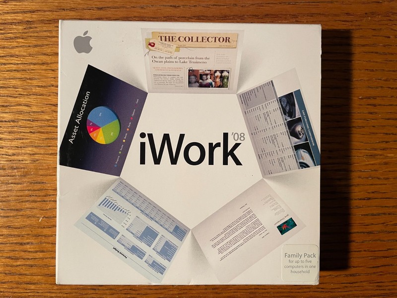 Apple iWork ’08 5-User Family Pack License MA791Z/A