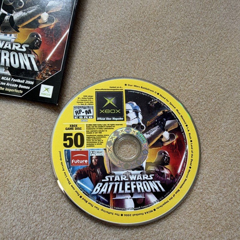 Xbox Official Xbox Magazine Demo Disc #50 Nov 2005 DVD English Star Wars gallery