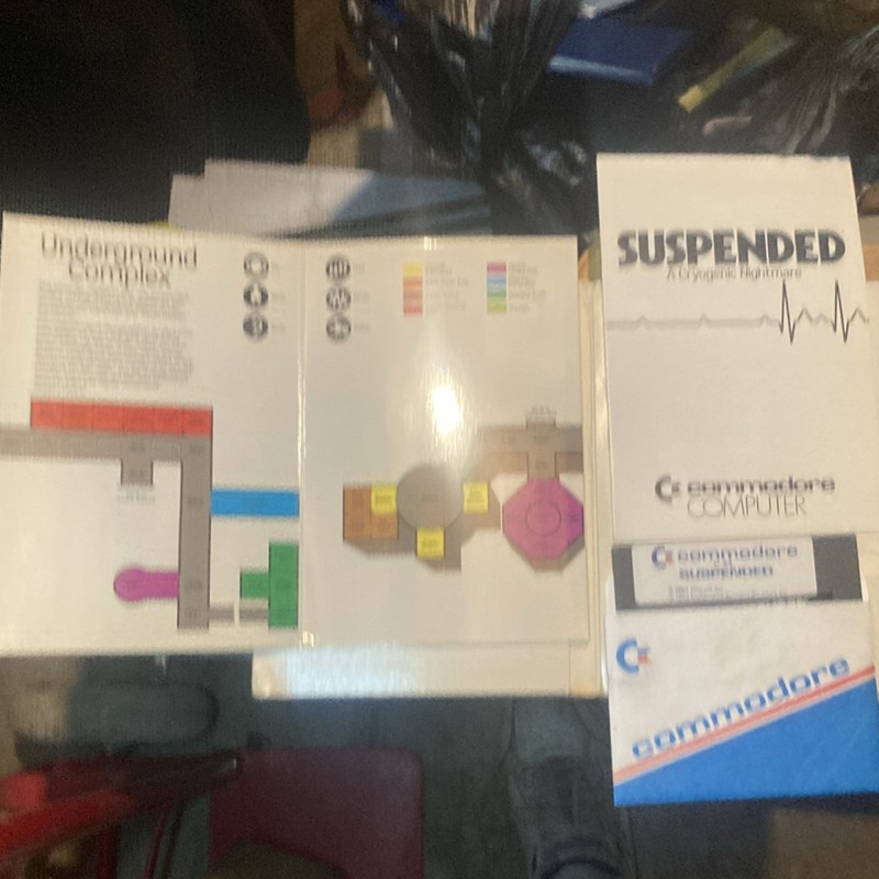 Commodore C-64 SUSPENDED Adventure Game 5.25" Floppy Disk for Commodore 64 gallery