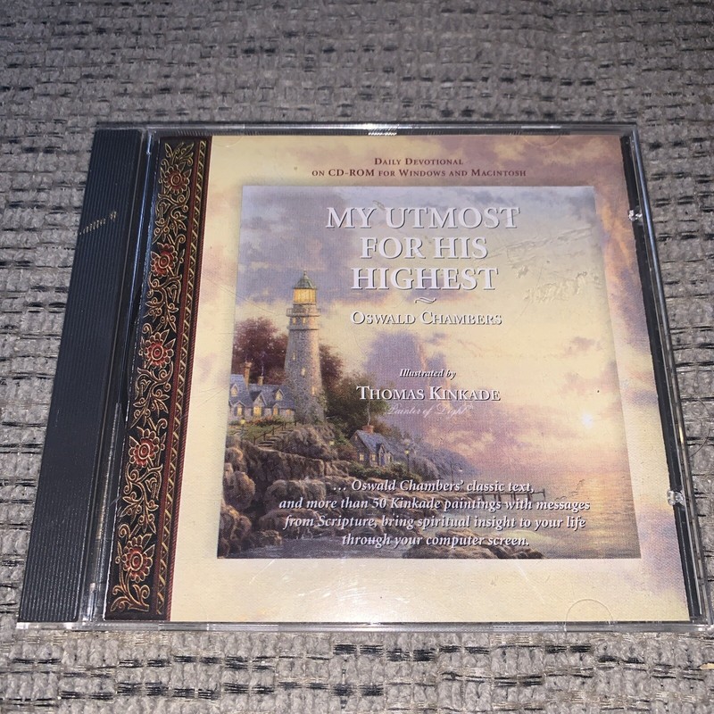My Utmost for His Highest Oswald Chambers (CD-ROM, WIN/MAC, 1999)