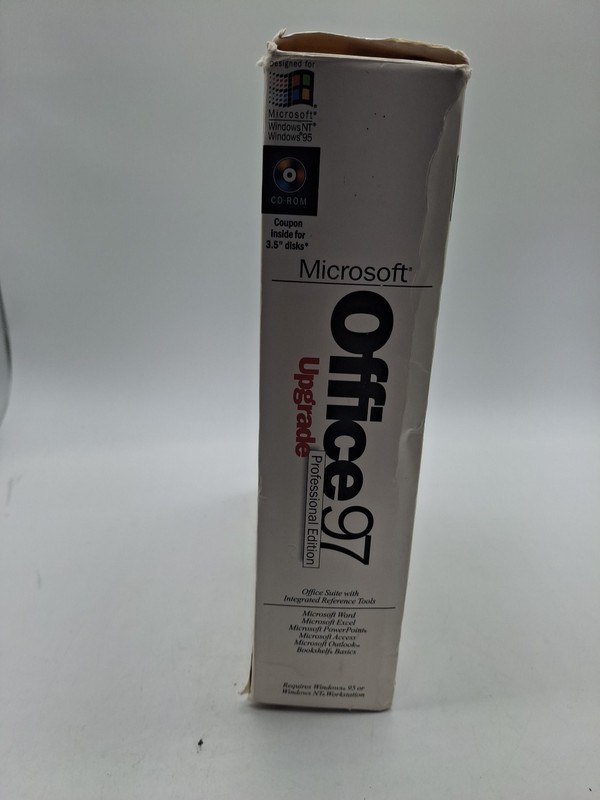 Vintage Microsoft Office 97 Upgrade Standard Big Box Version New Open Box EK2207 gallery