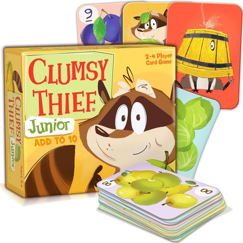 Melon Rind Clumsy Thief Junior Math Card Game | Adding to 10 for Kids 5+