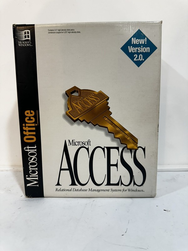Microsoft Office Access Version 2.0 Relational Database Management System