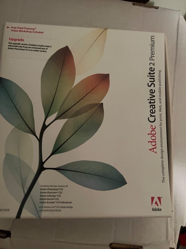 Adobe Creative Suite 3.0 Mac – Complete 6 Disc Set – (used)