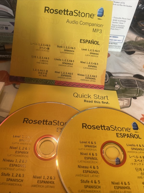 Rosetta Stone Spanish (Latin America) Level 1-5 Compete 5 Disc Set No Headphones gallery