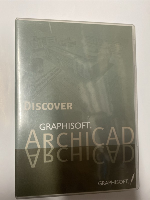 DISCOVER GraphiSoft ArchiCAD 8 TUTORIAL+DEMO/VHTF Windows/MAC CD-ROM English