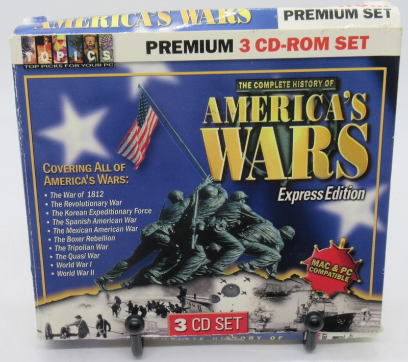 COMPLETE HISTORY OF AMERICA’S WARS – EXPRESS ED. 3-DISC PC CD-ROM SET, 1812-WWII