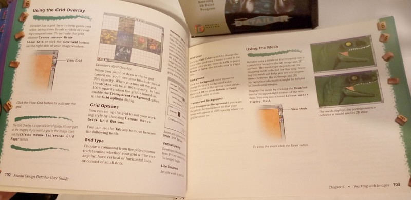 Macintosh Fractal Design Detailer The Amazing 3D Paint Program Mac +Book gallery