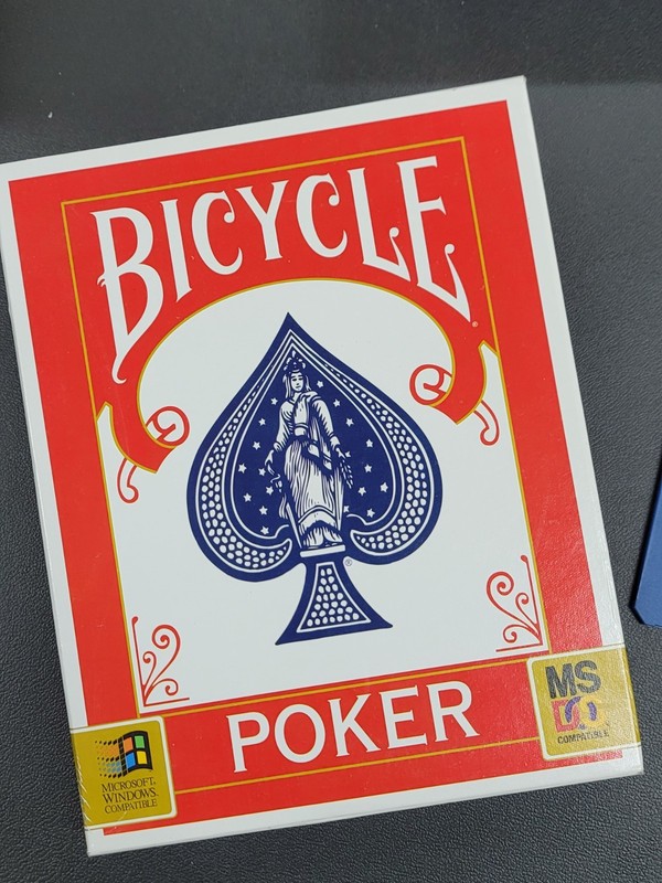 Vintage Bicycle Poker (Big Box 3.5 Floppy Disc PC) Microsoft Windows Compatible gallery