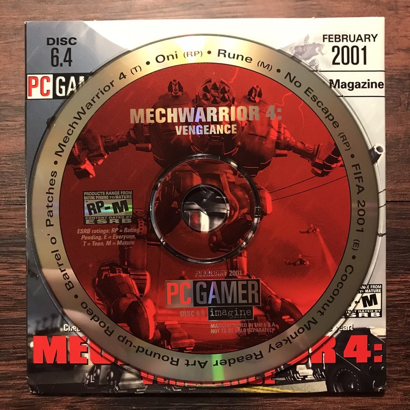 PC Gamer Demo Disc 6.4 February 2001 PC CD Mechwarrior 4: Vengeance gallery