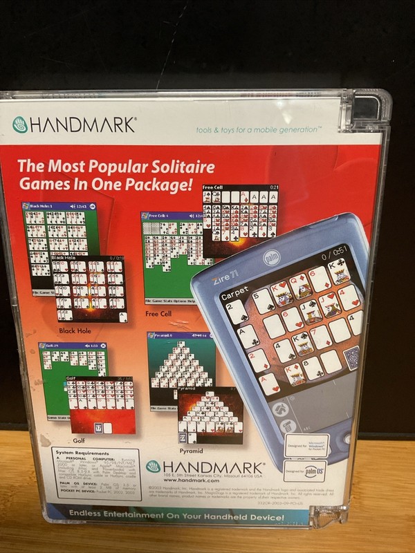 SUPER SOLITAIRE 15 GAMES FOR PALM OS OR POCKET PC BY HANDMARK 💥 gallery
