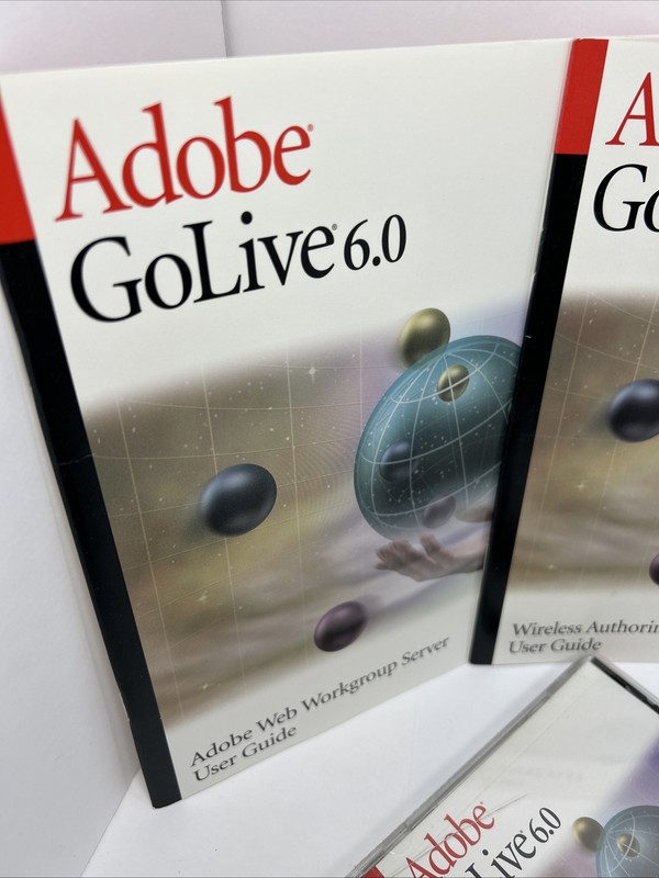 Adobe GoLive 6.0 & LiveMotion 2.0 for Macintosh with Serial Numbers & User Guide gallery