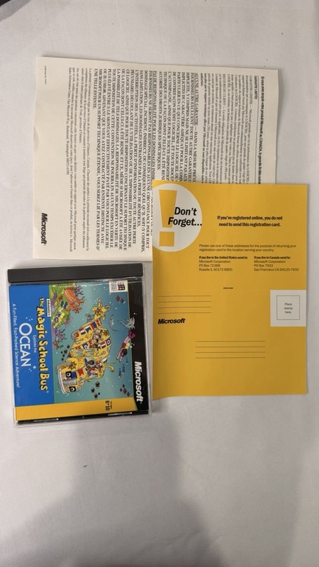 Magic School Bus Explores the Ocean Big Box PC CD-ROM Windows gallery