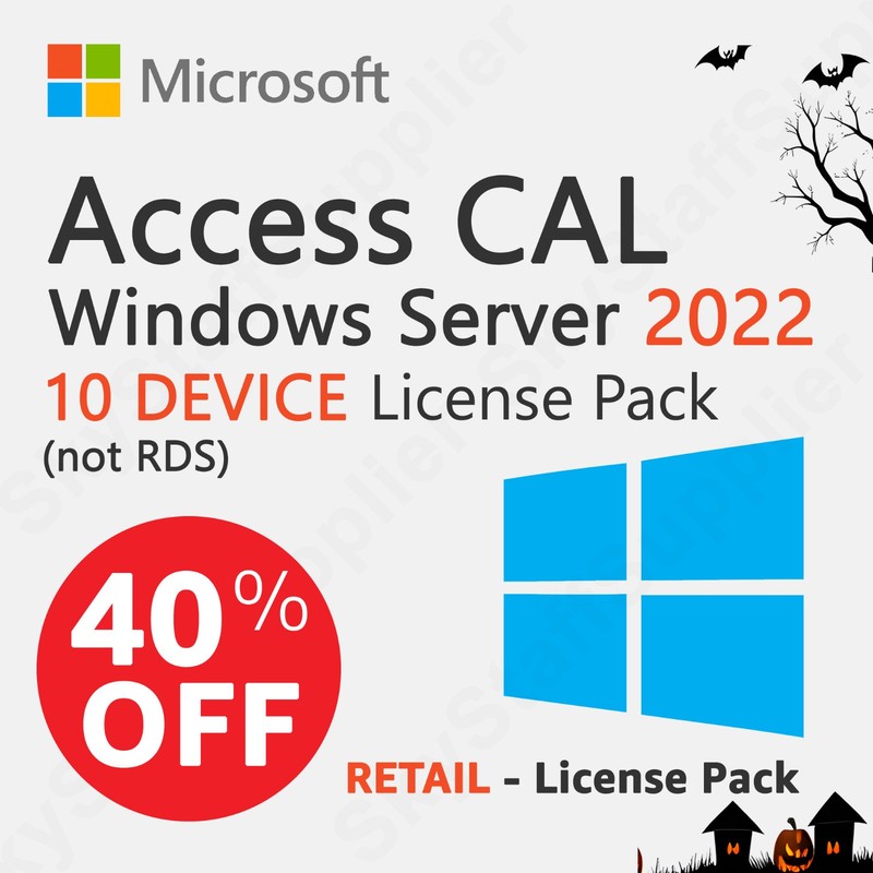 10 Device ACCESS CALs (not RDS) for Microsoft Windows Server 2022 Retail PACK gallery