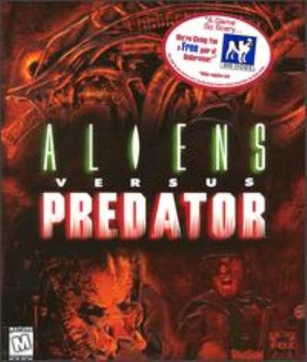 Aliens Versus Predator 1 PC CD shoot marines or space creatures war game! AVP vs