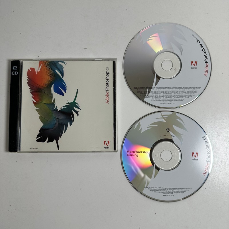 Adobe Photoshop Graphics Editing CS Macintosh – CS1 MAC Install Software CD