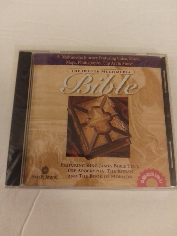 The Deluxe Multimedia Bible CD-ROM For Windows 3.1 to XP by Cosmi / Swift Jewel