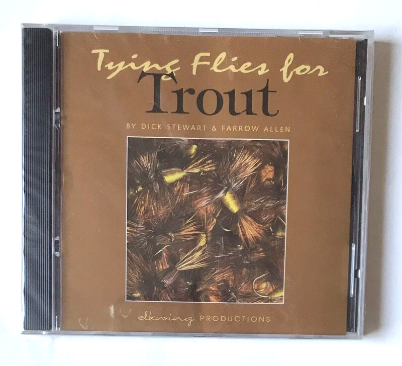 NEW NIP Tying Flies for Trout CD ROM by Stewart & Allen WINDOWS or MAC Vtg